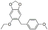 5-ethoxy-6-((4-methoxyphenyl)methyl)-1,3-benzodioxole CAS#: 71712-08-8