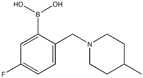(5-fluoro-2-((4-Methylpiperidin-1-yl)Methyl)phenyl)boronic acid CAS#: 1332505-87-9