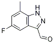 5-fluoro-7-Methyl-1H-indazole-3-carbaldehyde CAS#: 1352393-90-8