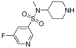 5-fluoro-N-Methyl-N-(piperidin-4-yl)pyridine-3-sulfonaMide CAS#: 1305256-58-9