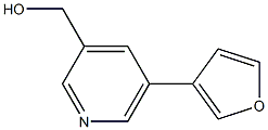 (5-(furan-3-yl)pyridin-3-yl)methanol CAS#: 1346687-20-4