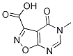 5-methyl-4-oxo-4,5-dihydroisoxazolo[5,4-d]pyrimidine-3-carboxylic acid(SALTDATA: FREE) CAS#: 1104927-34-5