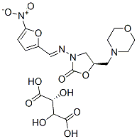 5-(morpholinomethyl)-3-[(5-nitrofurfurylidene)amino]oxazolidin-2-one [R-(R*,R*)]-tartrate CAS#: 71662-11-8