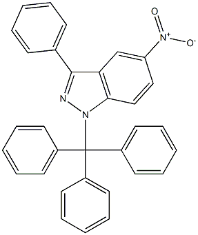 5-nitro-3-phenyl-1-trityl-1H-indazole CAS#: 1245644-15-8