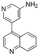 5-(quinolin-4-yl)pyridin-3-aMine CAS#: 1255635-97-2