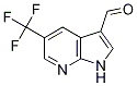 5-(trifluoromethyl)-1H-pyrrolo[2,3-b]pyridine-3-carbaldehyde CAS#: 1135283-53-2