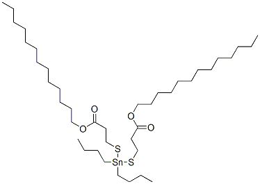 5,5-Dibutyl-9-oxo-10-oxa-4,6-dithia-5-stannatricosanoic acid tridecyl ester CAS#: 70942-47-1