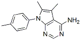 5,6-DIMETHYL-7-(4-METHYLPHENYL)-7H-PYRROLO[2,3-D]PYRIMIDIN-4-AMINE CAS#: 72578-43-9