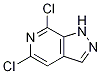 5,7-Dichloro-1H-pyrazolo[3,4-c]pyridine CAS#: 1260666-26-9