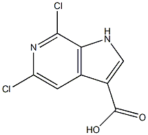 5,7-Dichloro-6-azaindole-3-carboxylic acid CAS#: 1167055-40-4
