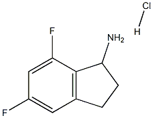 5,7-Difluoro-2,3-dihydro-1H-inden-1-amine hydrochloride CAS#: 1229784-79-5