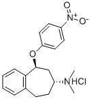 5H-Benzocyclohepten-7-amine, 6,7,8,9-tetrahydro-N,N-dimethyl-5-(4-nitr ophenoxy)-, monohydrochloride, trans- CAS#: 72575-49-6