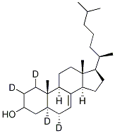 5a-Cholest-7-en-3-ol-1,2,5a,6a-d4 CAS#: 1182005-25-9