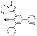 6-(1H-indol-3-yl)-4-phenyl-2,3'-bipyridine-5-carbonitrile CAS#: 1194024-92-4