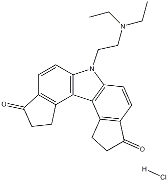 6-[2-(Diethylamino)ethyl]-10,11-dihydro-1H-dicyclopenta[c,g]carbazole-3,9(2H,6H)-dione hydrochloride CAS#: 1197397-92-4