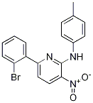 6-(2-broMophenyl)-3-nitro-N-p-tolylpyridin-2-aMine CAS#: 1206676-88-1
