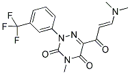 6-[3-(DIMETHYLAMINO)ACRYLOYL]-4-METHYL-2-[3-(TRIFLUOROMETHYL)PHENYL]-1,2,4-TRIAZINE-3,5(2H,4H)-DIONE CAS#: 1164482-50-1