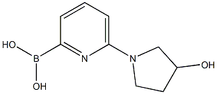 6-(3-HYDROXYPYRROLIDIN-1-YL)PYRIDINE-2-BORONIC ACID CAS#: 1310404-11-5