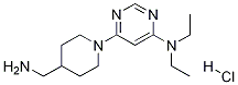 [6-(4-AMinoMethyl-piperidin-1-yl)-pyriMidin-4-yl]-diethyl-aMine hydrochloride CAS#: 1353966-46-7