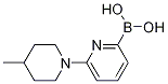 (6-(4-Methylpiperidin-1-yl)pyridin-2-yl)boronic acid CAS#: 1310404-14-8
