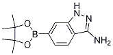 6-(4,4,5,5-TetraMethyl-1,3,2-dioxaborolan-2-yl)-3-aMino-1H-indazole CAS#: 1187968-75-7
