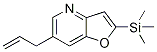 6-Allyl-2-(trimethylsilyl)furo[3,2-b]pyridine CAS#: 1203499-15-3