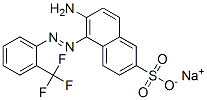 6-Amino-5-[[2-(trifluoromethyl)phenyl]azo]-2-naphthalenesulfonic acid sodium salt CAS#: 72207-97-7