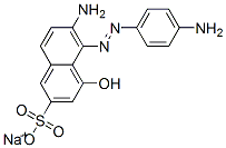 6-Amino-5-[(4-aminophenyl)azo]-4-hydroxy-2-naphthalenesulfonic acid sodium salt CAS#: 72269-60-4
