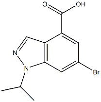6-BROMO-1-ISOPROPYL-1H-INDAZOLE-4-CARBOXYLIC ACID CAS#: 1346702-54-2