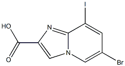 6-BroMo-8-iodo-iMidazo[1,2-a]pyridine-2-carboxylic acid CAS#: 1296223-96-5