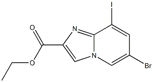 6-BroMo-8-iodo-iMidazo[1,2-a]pyridine-2-carboxylic acid ethyl ester CAS#: 1296223-95-4