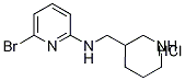 (6-BroMo-pyridin-2-yl)-piperidin-3-ylMethyl-aMine hydrochloride, 98+% C11H17ClBrN3, 分子量 306.63 CAS#: 1185310-62-6