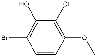 6-Bromo-2-chloro-3-methoxyphenol CAS#: 1228957-06-9
