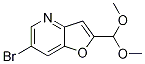 6-Bromo-2-(dimethoxymethyl)furo[3,2-b]pyridine CAS#: 1186311-21-6