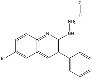 6-Bromo-2-hydrazino-3-phenylquinoline hydrochloride CAS#: 1171322-09-0