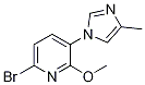 6-Bromo-2-methoxy-3-(4-methyl-1H-imidazol-1-yl)pyridine CAS#: 1123194-98-8