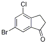 6-Bromo-4-chloro-2,3-dihydro-1H-inden-1-one, 6-Bromo-4-chloro-2,3-dihydro-1-oxo-1H-indene CAS#: 1260017-17-1