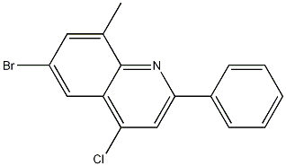 6-Bromo-4-chloro-8-methyl-2-phenylquinoline CAS#: 1155601-60-7