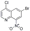 6-Bromo-4-chloro-8-nitroquinoline CAS#: 1198475-38-5