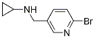 (6-Bromo-pyridin-3-ylmethyl)-cyclopropyl-amine CAS#: 1289387-50-3