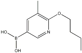 6-Butoxy-5-methylpyridine-3-boronic acid CAS#: 1256355-20-0