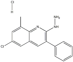 6-Chloro-2-hydrazino-8-methyl-3-phenylquinoline hydrochloride CAS#: 1170828-18-8