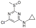 (6-Chloro-2-methanesulfinyl-pyrimidin-4-yl)-cyclopropyl-amine CAS#: 1289385-22-3