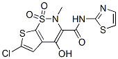 6-Chloro-4-hydroxy-2-methyl-N-(thiazol-2-yl)-2H-thieno[3,2-e]-1,2-thiazine-3-carboxamide 1,1-dioxide CAS#: 70374-32-2