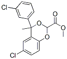 6-Chloro-4-(m-chlorophenyl)-4-methyl-4H-1,3-benzodioxin-2-carboxylic acid methyl ester CAS#: 71980-75-1