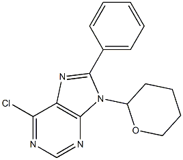 6-Chloro-8-phenyl-9-(tetrahydro-pyran-2-yl)-9H-purine CAS#: 1262785-84-1