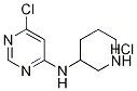 (6-Chloro-pyriMidin-4-yl)-piperidin-3-yl-aMine hydrochloride, 98+% C9H14Cl2N4, 分子量 249.14 CAS#: 1185309-48-1