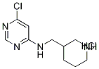 (6-Chloro-pyriMidin-4-yl)-piperidin-3-ylMethyl-aMine hydrochloride, 98+% C10H16Cl2N4, 分子量 263.17 CAS#: 1185312-08-6