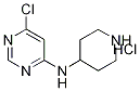 (6-Chloro-pyriMidin-4-yl)-piperidin-4-yl-aMine hydrochloride, 98+% C9H14Cl2N4, 分子量 249.14 CAS#: 1185318-56-2