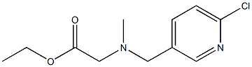 [(6-Chloro-pyridin-3-ylMethyl)-Methyl-aMino]-acetic acid ethyl ester CAS#: 1250896-23-1